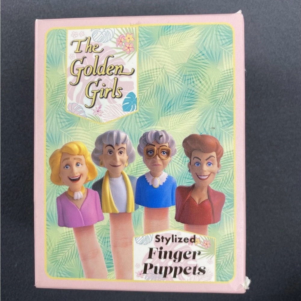 🌸 Stylized Finger Puppets - Multicolor The Gloden Girls